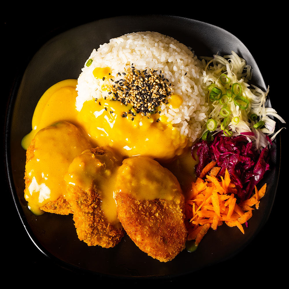 Pumpkin Croquette Katsu Curry